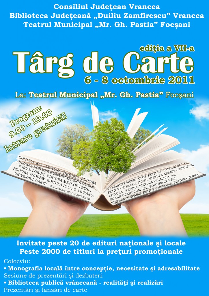 Târgul de Carte, ediţia a VII-a la Focşani