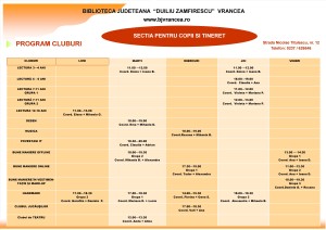 calendar cluburi