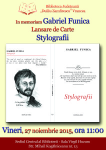 Gabriel Funica - Lansare de carte