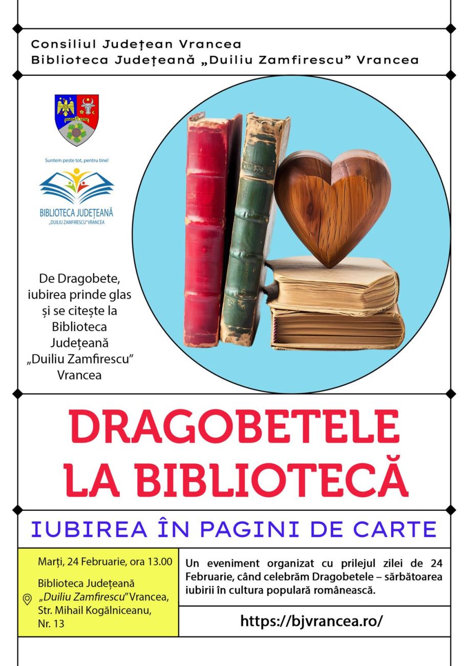 dragobetele la bibliotecă