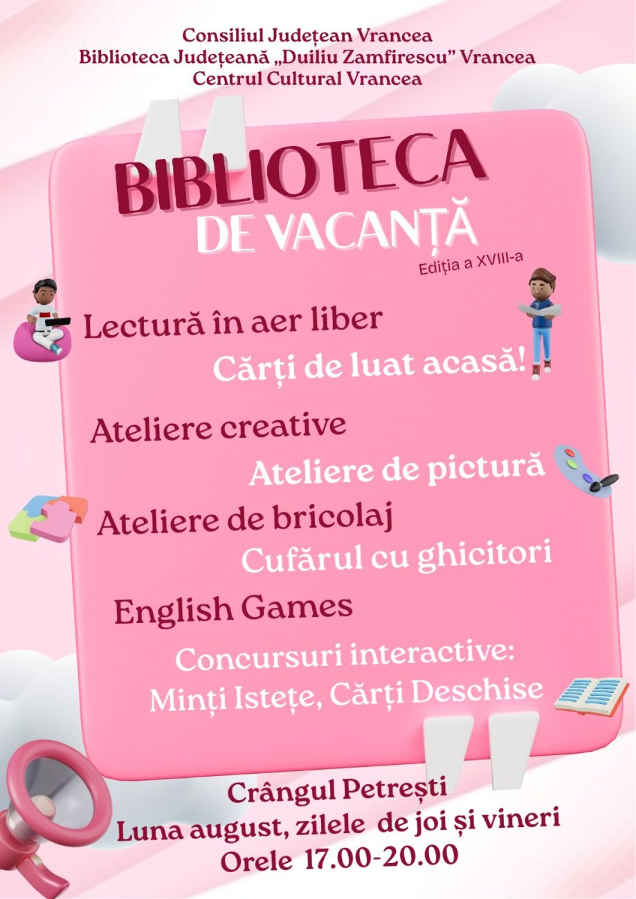 biblioteca de vacanță revine